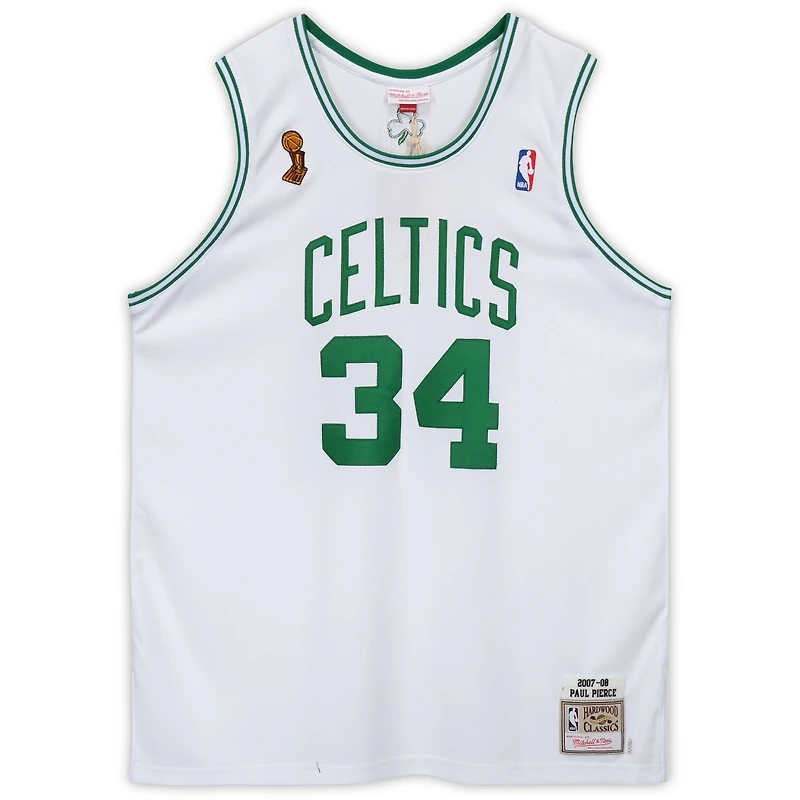 Paul Pierce Boston Celtics Dédicacé White Mitchell & Ness Authentic Jersey avec inscription "The Truth"