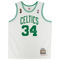 Paul Pierce White Boston Celtics Autographed 2007-08 Mitchell & Ness Authentic Jersey - Signature on Front