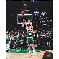 Payton Pritchard Boston Celtics Autographed 16" x 20" Game 5 Buzzer Beater Photograph with "Game 5 Buzzer Beater 6/17/24" Inscription