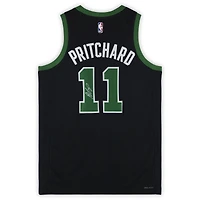 Payton Pritchard Boston Celtics Autographed Black Jordan Brand 2025-26 Statement Edition Swingman Jersey