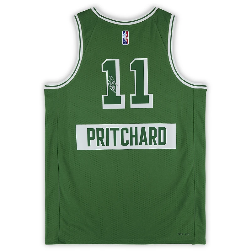 Payton Pritchard Boston Celtics Autographed Kelly Green Nike 2021 City Edition Swingman Jersey