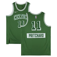 Maillot Swingman Nike City Edition 2021 vert Kelly, autographié par Payton Pritchard (Boston Celtics)