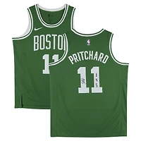 Payton Pritchard Boston Celtics Autographed Kelly Green Nike Icon Swingman Jersey with "2025 6th Man" Inscription
