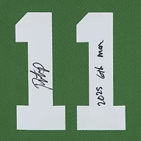 Payton Pritchard Boston Celtics Autographed Kelly Green Nike Icon Swingman Jersey with "2025 6th Man" Inscription