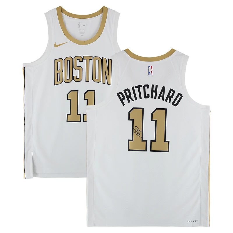 Payton Pritchard Boston Celtics Autographed White Nike 2025-26 City Edition Swingman Jersey