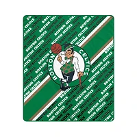 Pegasus Boston Celtics 60" x 70" Diagonal Lined Wordmark Ultra Soft Blanket