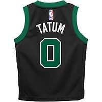 Preschool Jordan Brand Jayson Tatum Black Boston Celtics 2022/23 Replica Jersey - Statement Edition