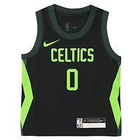 Preschool Nike Jayson Tatum Black Boston Celtics 2024/25 Swingman Player Jersey - City Edition