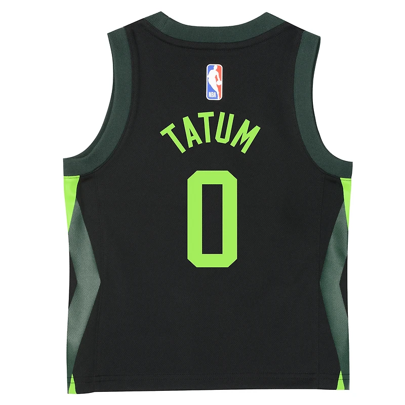 Preschool Nike Jayson Tatum Black Boston Celtics 2024/25 Swingman Player Jersey - City Edition
