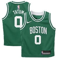 Maillot de joueur Nike Jayson Tatum Swingman des Boston Celtics pour enfants d'âge préscolaire - Édition Icon
