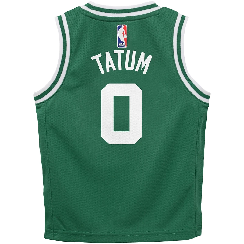 Maillot de joueur Nike Jayson Tatum Swingman des Boston Celtics pour enfants d'âge préscolaire - Édition Icon