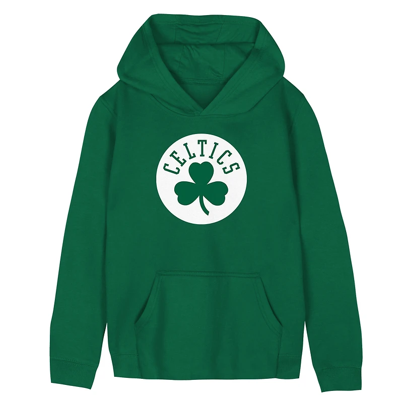 Preschool Outerstuff Kelly Green Boston Celtics Primary Logo Hoodie