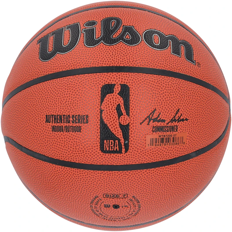 Robert Parish Boston Celtics Autographed Wilson Replica Basketball