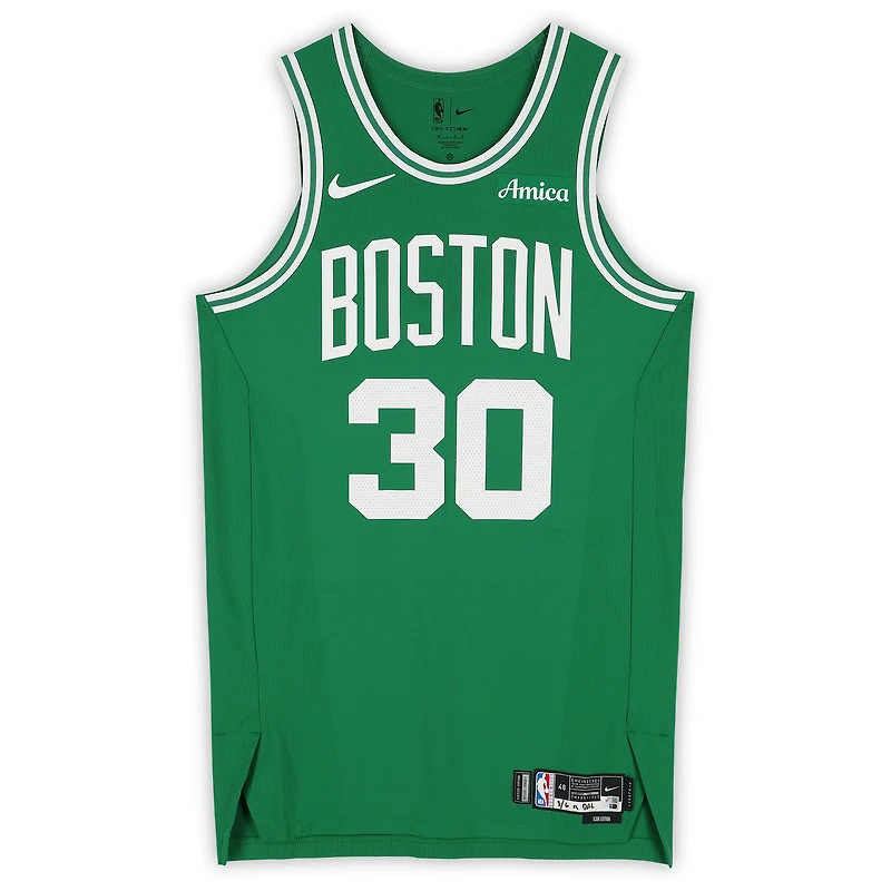 Sam Hauser Boston Celtics Game-Used #30 Kelly Green Jersey vs. Dallas Mavericks on March 6, 2026 - Size 48+4