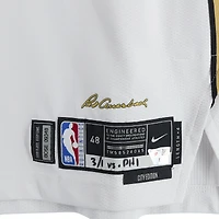 Sam Hauser Boston Celtics Game-Used #30 White City Jersey vs. Philadelphia 76ers on March 1, 2026 - Size 48+4