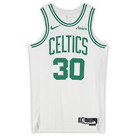 Sam Hauser Boston Celtics Game-Used #30 White Jersey vs. Cleveland Cavaliers on March 8, 2026 - Size 48+4