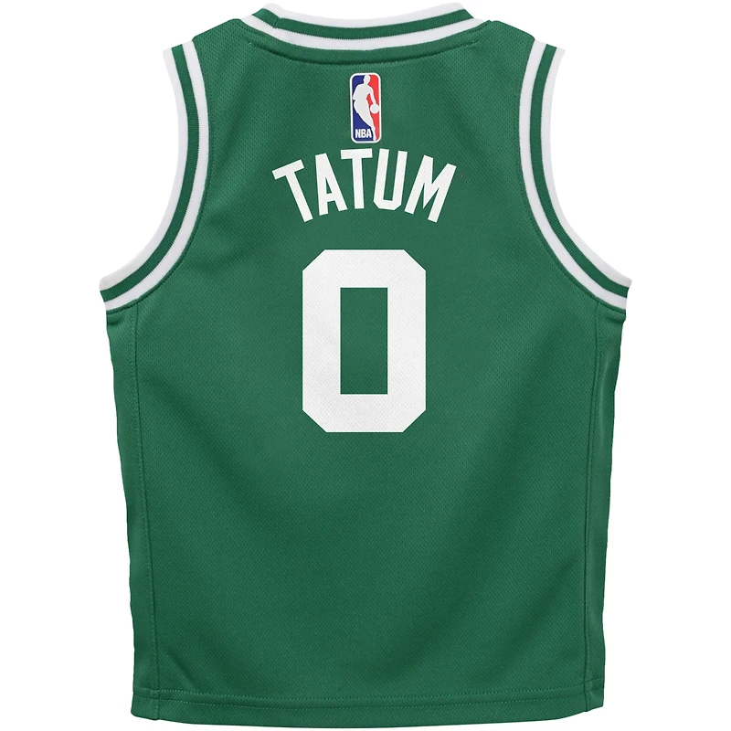 Maillot Nike Jayson Tatum Swingman des Boston Celtics pour tout-petit, vert - Édition Icon