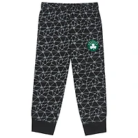 Toddler Outerstuff Black Boston Celtics Nothing But Net Fleece Sweatshirt & Pants Set