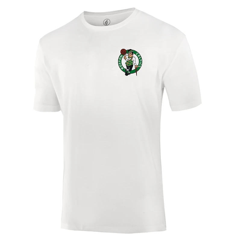T-shirt unisexe blanc FISLL avec logo Burst des Boston Celtics