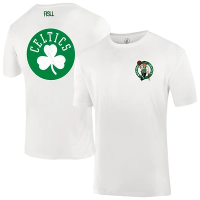 T-shirt unisexe blanc FISLL avec logo Burst des Boston Celtics