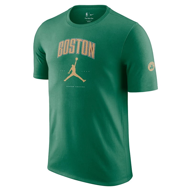 T-shirt unisexe Jordan Brand Kelly Green Boston Celtics Essential Cities
