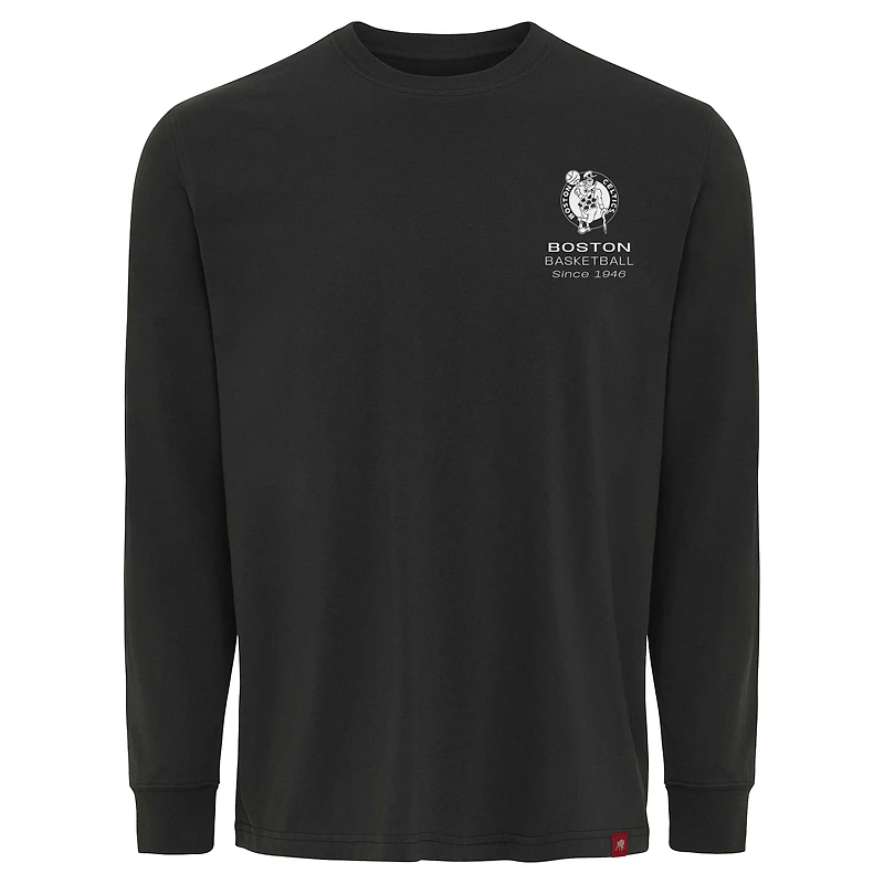 T-shirt unisexe à manches longues Sportiqe anthracite Boston Celtics Athletic Club Collection Sherwood, coupe décontractée, de qualité supérieure