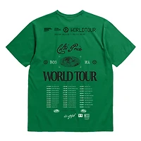 Unisex Bleacher Report x Mitchell & Ness Kelly Green Boston Celtics World Tour T-Shirt