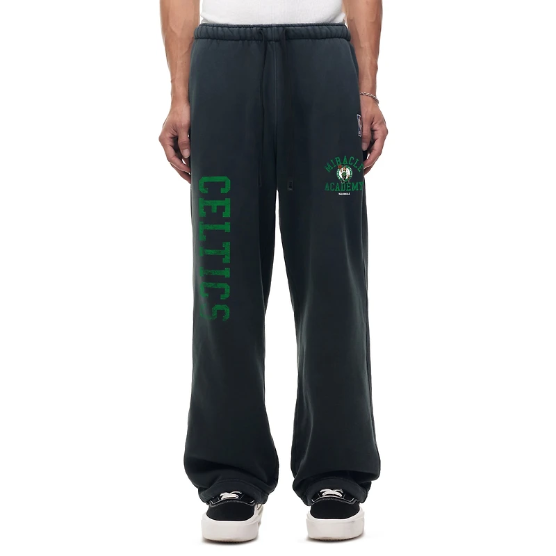 Unisex Heather Black Boston Celtics Miracle Academy x NBA Collection Vintage Wide Sweatpants