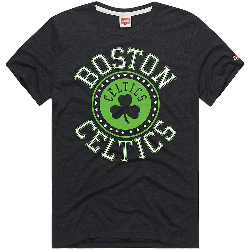 T-shirt unisexe Hommage Charcoal Boston Celtics Hometown Edition Tri-Blend