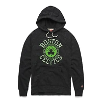 Unisex Homage Heather Black Boston Celtics Hometown Edition Tri-Blend Raglan Pullover Hoodie