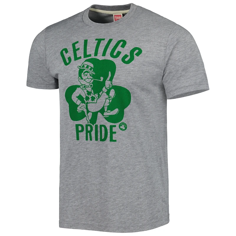 Unisex Homage Green Boston Celtics Hometown Hyper Local Tri-Blend T-Shirt