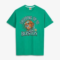 Unisex Homage  Kelly Green Boston Celtics Shipping Up To Tri-Blend T-Shirt