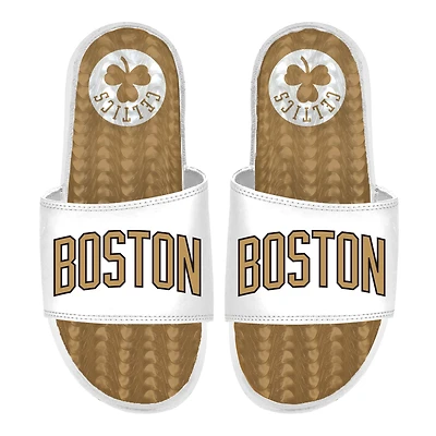 Unisex ISlide  White Boston Celtics 2025/26 City Edition Gel Slide Sandals
