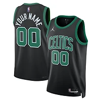 Unisex Jordan Brand Black Boston Celtics Custom Swingman Jersey - Statement Edition
