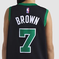 Unisex Jordan Brand Jaylen Brown Black Boston Celtics Swingman Jersey - Statement Edition