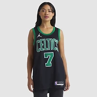 Unisexe Jordan Brand Jaylen Brown Noir Boston Celtics Swingman Jersey - Statement Edition
