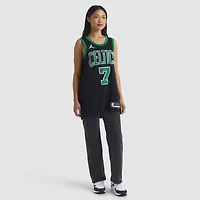 Unisex Jordan Brand Jaylen Brown Black Boston Celtics Swingman Jersey - Statement Edition