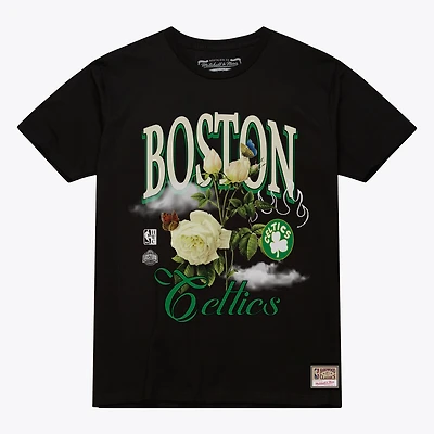T-shirt à motif floral NBA Celts S26 V100492 TEEMENSCR TP14663-BCEBLCK