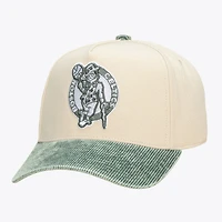 Casquette unisexe Mitchell & Ness crème/verte Boston Celtics Faded Pro