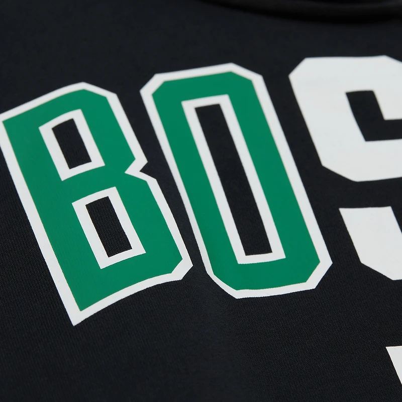 Unisex Mitchell & Ness Kevin Garnett Black Boston Celtics Hardwood Classics Maxxed Out Full-Zip Hoodie