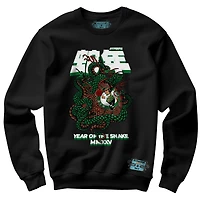 Sweat-shirt unisexe NBALab x Hyperfly Black Boston Celtics Collection Année du serpent Nouvel An lunaire