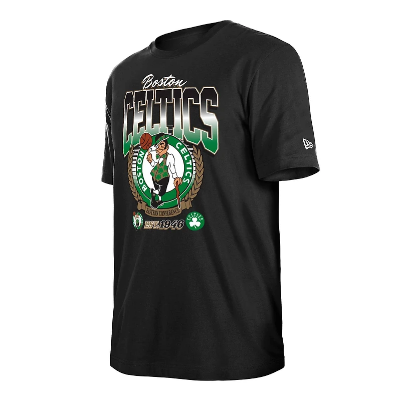 T-shirt unisexe New Era noir Boston Celtics Summer Classics
