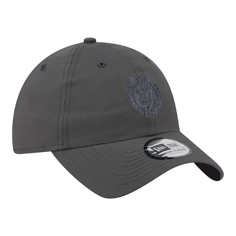 Casquette unisexe New Era anthracite Boston Celtics Ripstop classique et décontractée ajustable
