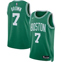 Unisex Nike Jaylen Brown White Boston Celtics Swingman Jersey - Association Edition