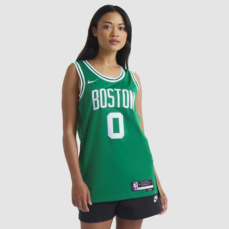 Unisex Nike Jayson Tatum Green Boston Celtics Swingman Player Jersey - Icon Edition