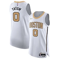 Maillot authentique unisexe Nike Jayson Tatum blanc Boston Celtics 2025/26 - Édition City