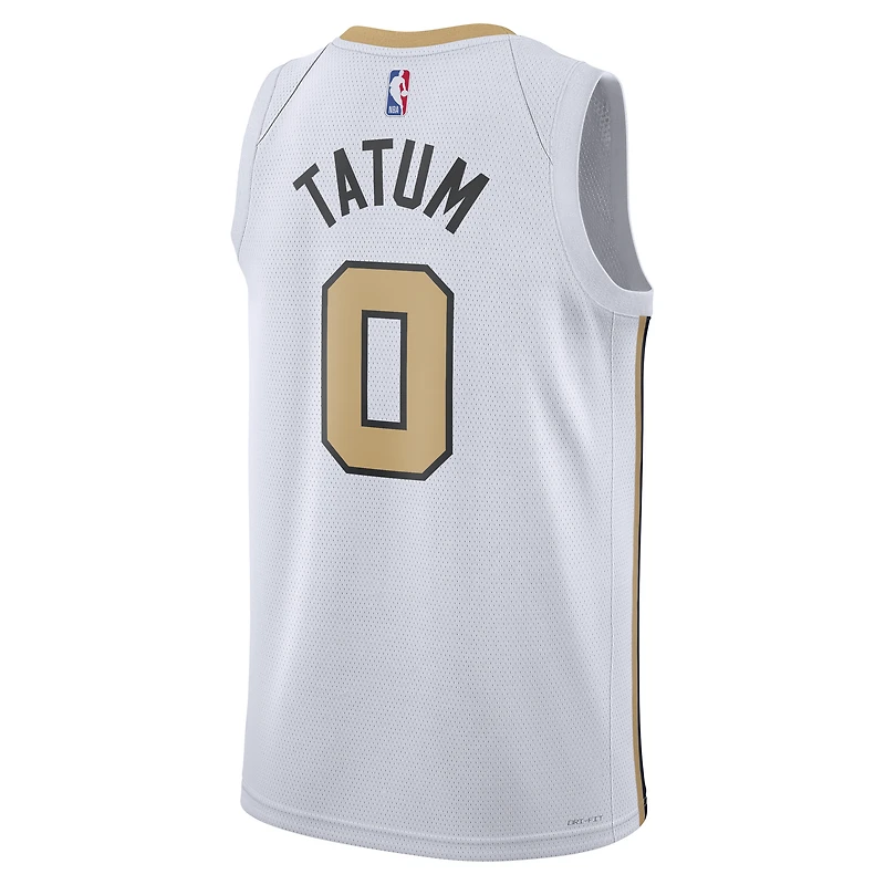 Unisex Nike Jayson Tatum White Boston Celtics 2025/26 Swingman Jersey - City Edition
