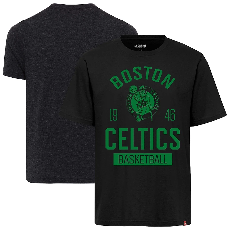 T-shirt unisexe Sportiqe noir premium Boston Celtics Duke