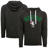 Unisex Sportiqe Black Boston Celtics Olsen Tri-Blend Pullover Hoodie