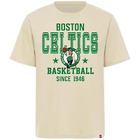 Unisex Sportiqe  Cream Boston Celtics Duke Premium T-Shirt